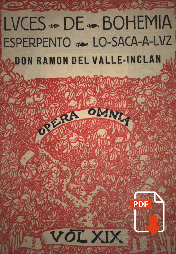 Facsimil de Original de Luces de Bohemmia